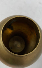 Load image into Gallery viewer, Mid Century Solid Brass Decorative Ginger Jar Urn Vase With Lid Collectible
