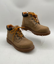 Load image into Gallery viewer, Cherokee Mens Beige Faux Leather Waterproof Lace-Up Ankle Combat Boots Size 9
