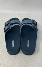 Load image into Gallery viewer, Melissa Womens Cozy M Lover Blue Two-Strap Slip-On Wedge Slide Sandals Size 8
