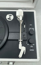 Load image into Gallery viewer, Victrola White Portable Vinyl Turntable Record Player Untested No Power Cable
