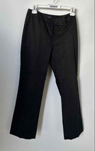 Load image into Gallery viewer, Ann Taylor Womens Black Flat Front Slash Pockets Dress Pants Size 0P
