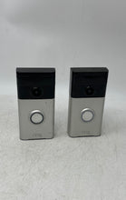 Load image into Gallery viewer, Ring Video Doorbell Silver Black Smart Security Devices 2 Pcs-Untested

