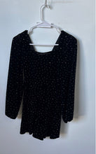 Load image into Gallery viewer, Haley &amp; Jane Womens Black Long Sleeve V-Neck One-Piece Romper Size Small
