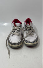 Load image into Gallery viewer, Nike Unisex Kids Air Jordan 3 Retro PS Cardinal Red White Sneaker Shoes Sz 13.5C
