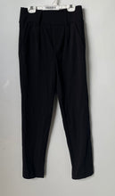 Load image into Gallery viewer, Fashion Nova Womens Black Flat Front Elastic Waist Pull-On Ankle Pants Size S
