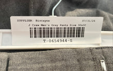 Load image into Gallery viewer, J.Crew Mens Gray Heather Flat Front Straight Leg Dress Pants Size 32x32
