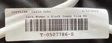 Load image into Gallery viewer, Zara Womens Black Sleeveless Spaghetti Strap Cut Out Bodycon Dress Size XS
