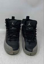 Load image into Gallery viewer, Nike Kids Air Jordan 12 Retro Gray Black Lace-Up Sneaker Shoes Size 5.5Y
