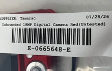 Load image into Gallery viewer, Unbranded Red 2.7 Inch TFT LCD Display 18MP Digital Camera Untested

