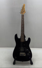 Load image into Gallery viewer, Rok Axe Black Beige Right-Handed Mini 6 String Double Cutaway Electric Guitar
