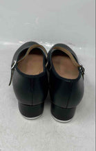 Load image into Gallery viewer, Bloch Womens Tap-On Black Leather Round Toe Block Heel Tap Dance Shoes Size 11.5
