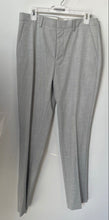 Load image into Gallery viewer, Express Mens Gray Flat Front Extra Slim Fit Straight Leg Dress Pants Size 30x32
