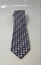 Load image into Gallery viewer, Bergamo New York Mens Purple Printed Adjustable Formal Designer Tie
