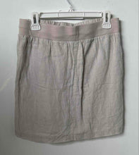 Load image into Gallery viewer, Company Ellen Tracy Womens Beige Linen Elastic Waist Drawstring Mini Skort Sz S
