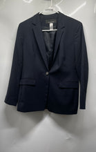 Load image into Gallery viewer, Jones New York Womens Black Notch Lapel Stretch One-Button Blazer Jacket Size 8P
