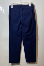 Load image into Gallery viewer, J.Crew Womens Kallie Navy Blue Flat Front Straight Leg Dress Pants Size 2

