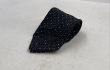 Load image into Gallery viewer, Giorgio Armani Mens Black White Silk Printed Adjustable Pointed Tie
