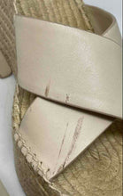 Load image into Gallery viewer, Authentic Tory Burch Womens Selby Beige Wedge Espadrille Sandals Size 11M Worn
