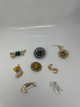 Load image into Gallery viewer, Sara Cov, Craft, Lia Sophia Women's Multicolored Brooches (8 Pcs)
