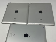 Load image into Gallery viewer, Lot Of 3 Pcs Apple iPad 3rd Gen A1416 Silver iOS Tablets Not Tested For Parts

