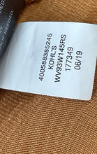Load image into Gallery viewer, Authentic Simply Vera Vera Wang Womens Brown Long Sleeve Button-Up Shirt Size S
