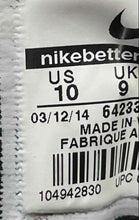 Load image into Gallery viewer, Nike Mens Air Raid White Black Red Lace-Up Mid Top Basketball Shoes Size 10
