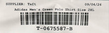 Load image into Gallery viewer, Adidas Mens Green Colorblock Short Sleeve Collared Golf Polo Shirt Size 2XL
