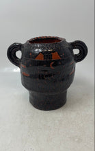 Load image into Gallery viewer, Sgraffito Design Reminiscent Of Ancient Styles Ceramic Vase With Handle
