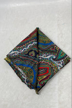 Load image into Gallery viewer, No Brand Womens Multicolor Paisley Bohemian Lightweight Pocket Square Scarf
