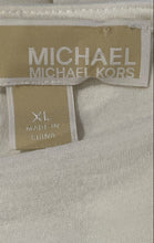 Load image into Gallery viewer, Michael Kors Womens Off White Long Sleeve High-Low Hem Tunic Blouse Top Size XL
