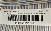 Load image into Gallery viewer, Brooks Brothers Mens Multicolor Striped All Cotton Dress Shirt Size 15.5
