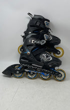 Load image into Gallery viewer, Bladerunner Unisex Kids Phoenix Black Blue Adjustable Inline Skates Size 1-4
