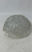 Load image into Gallery viewer, Antique Clear American Brilliant Cut Glass Scalloped Edge Candy Dish Bowl
