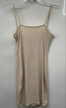 Load image into Gallery viewer, Zara Womens Beige Sleeveless Square Neck Pullover Short Mini Dress Size L
