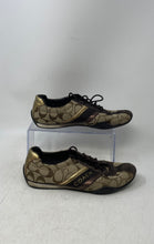 Load image into Gallery viewer, Coach Womens Jayme Beige Brown Signature Print Lace-Up Sneaker Shoes Size 7M
