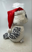 Load image into Gallery viewer, Ty Silk Beanie Boos Large Tinsel Snow Christmas Claire's Exclusive Owl Santa Hat
