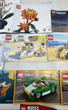 Load image into Gallery viewer, Lot Of 10 Pieces Assorted Lego Multicolor Building Toy Instruction Manuals
