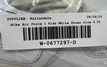 Load image into Gallery viewer, Nike Kids Air Force 1 LE DH2920-111 White Lace-Up Sneaker Shoes Size 4.5Y
