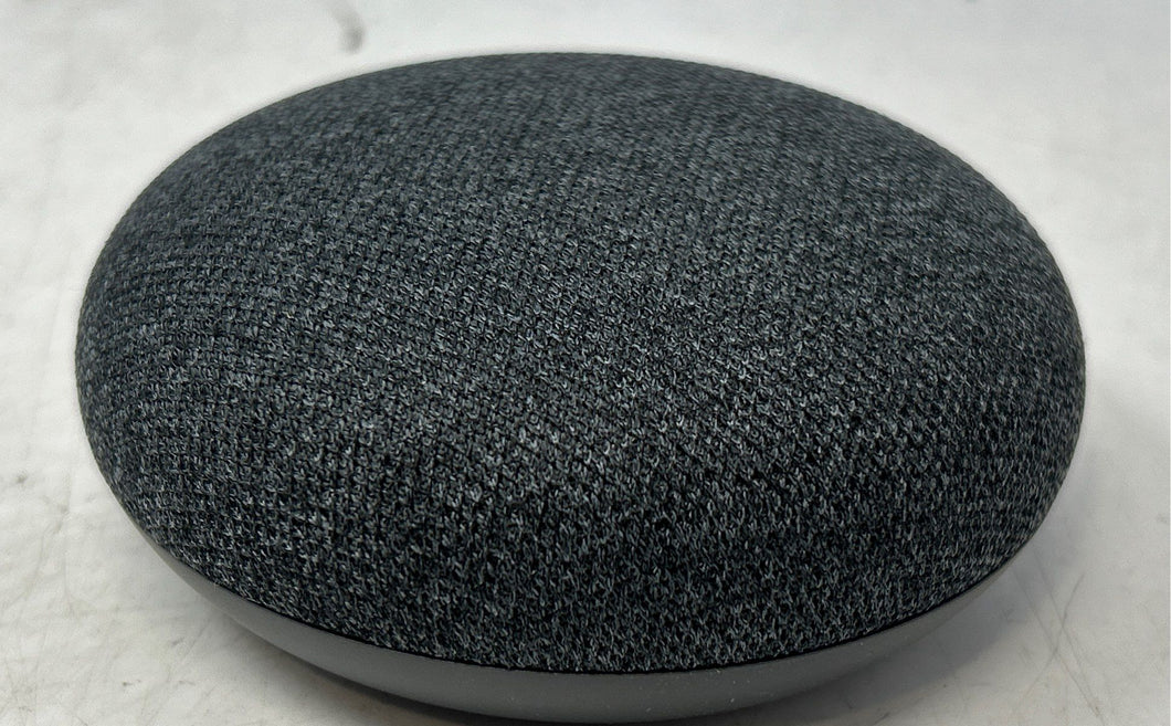 Google Home Mini Gray Smart Speaker No Power Cord Not Tested