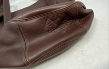 Load image into Gallery viewer, M London Womens Brown Leather Inner Pocket Adjustable Strap Shoulder Bag
