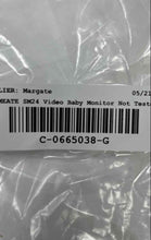 Load image into Gallery viewer, ANMEATE SM24TX White Video Baby Monitor With Digital Camera Not Tested

