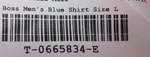 Load image into Gallery viewer, Hugo Boss Mens Blue Striped Print Slim-Fit Short Sleeve Golf Polo Shirt Size L
