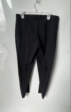 Load image into Gallery viewer, Hugo Boss Womens Black Flat Front Slash Pockets Straight Leg Dress Pants Size 8
