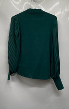 Load image into Gallery viewer, Ann Taylor Womens Green Long Sleeve Stretch Mock Neck Pullover Sweater Size M
