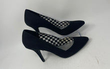 Load image into Gallery viewer, Christian Siriano Womens Black Pointed Toe Slip-On Stiletto Pump Heels Size 10
