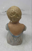 Load image into Gallery viewer, Vintage Bisque Porcelain Collectible Piano Baby Reading A Book Figurine
