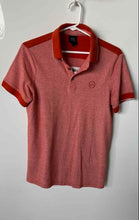Load image into Gallery viewer, Armani Exchange Mens Orange Short Sleeve Collared Polo Shirt Size Medium
