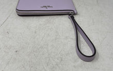 Load image into Gallery viewer, Kate Spade New York Womens Purple Leather Zipper Wristlet Wallet
