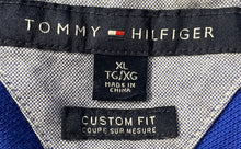 Load image into Gallery viewer, Tommy Hilfiger Mens Blue Cotton Short Sleeve Custom Fit Polo Shirt Size XL
