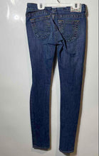 Load image into Gallery viewer, True Religion Womens Blue Dark Wash Stretch Denim Skinny Leg Jeans Size 26
